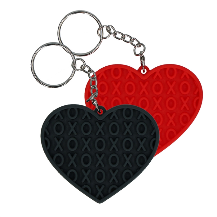 Rød - Eat Slow Live Longer Lick Mat Keychain